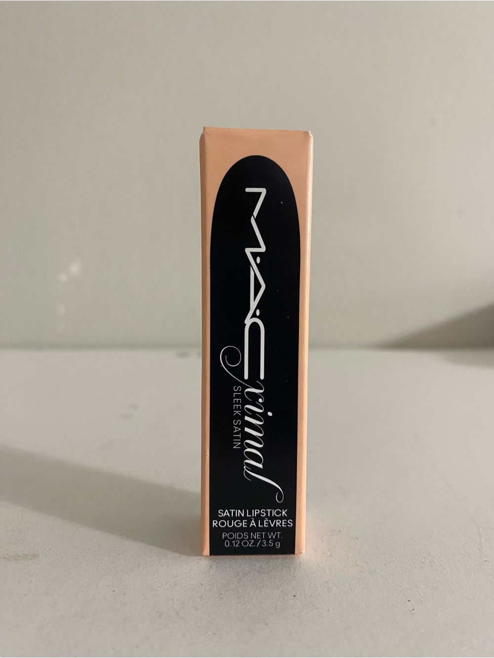 MAC Macximal Stain Lipstick, 833 Creme D’nude, 0.12 OZ/ 3.5g, New With Box